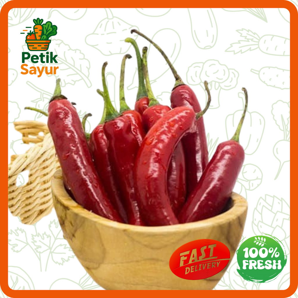

Cabai Merah Besar Konvensional 250 gram PetikSayur