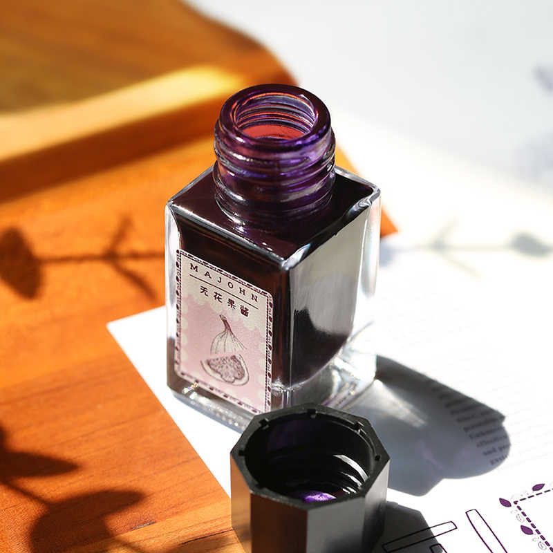 

MAJOHN 18/50ml Fountain Pen Ink Cartridge Refill Glass Bottled Ink Various Color Fountain Pen Stationery Office School Supplies