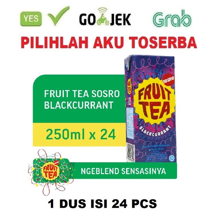 

Fruit Tea Sosro BLACKCURRANT Kotak 250 ml - ( HARGA 1 DUS ISI 24 )