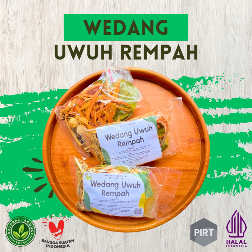 

Wedang Uwuh Rempah Lengkap Gula Batu Khas Mamigus