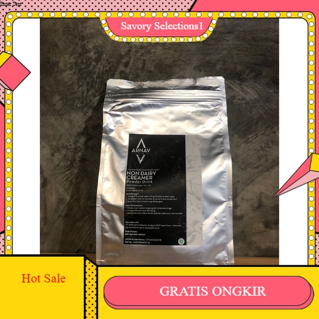 

【SAVORY】 FLASH SALE!! Arnav Non Dairy Creamer Powder 1kg - Bubuk Krimer
