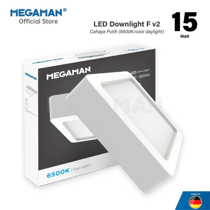 Lampu Downlight LED 15W MQTL1119 - F V2 M MEGAMAN 6500K 170-240V