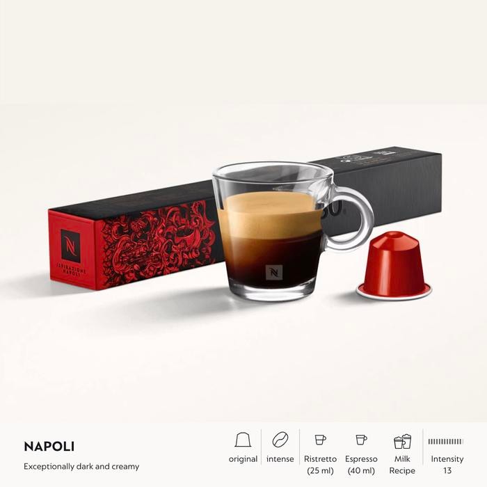 

Nespresso Ispirazione Napoli Coffee Capsule / Kapsul Kopi - 10 caps