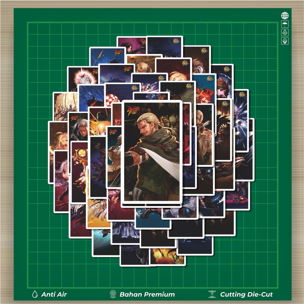 

HOT 50 PCS STIKER Game Dungeon Fighter Char Mix 4 Stiker Fashion Cars Decal Dingin Kartu Album Custom Vinyl Anti Air- Sticker Aesthetic Buku Journal Koper Casing HP Tablet Laptop Helm Motor Botol Minum