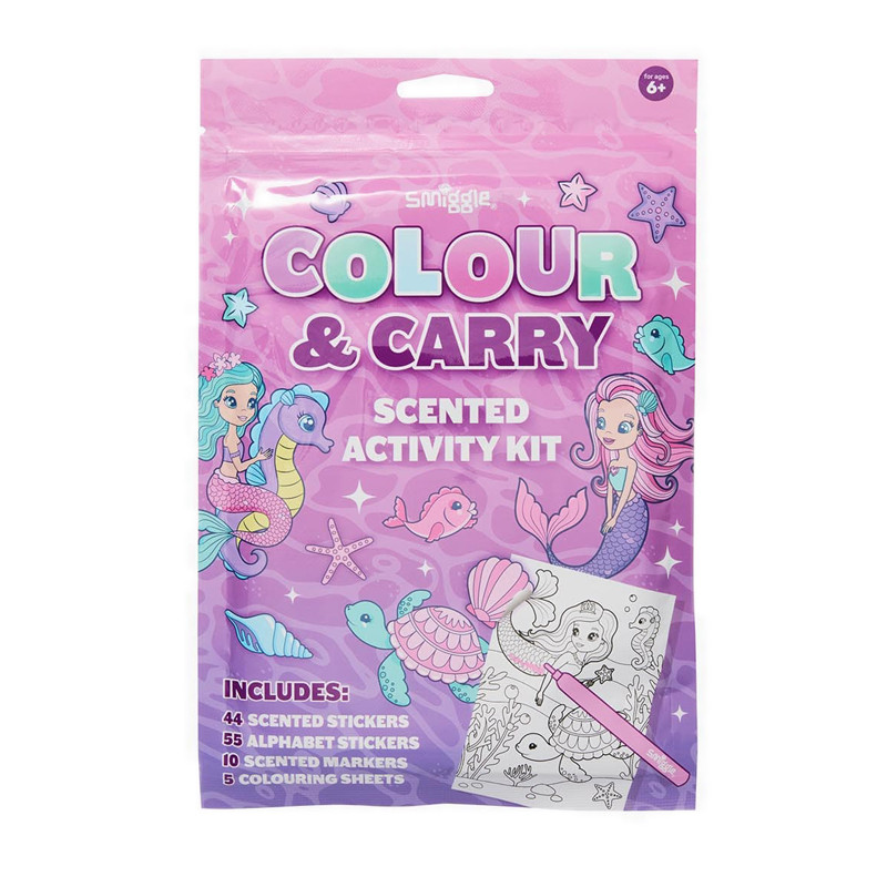 

Smiggle Mini Colour & Carry Scented Activity Kit - IGL477795PNK
