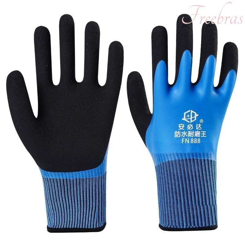 FREEBRAS Sarung Tangan Khusus Nelayan Sarung Tangan Palm Fit Hand Glove Sarung Tangan Kerja Sarung T