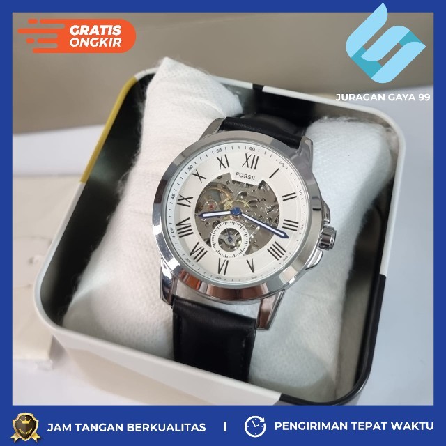 Jam Tangan Pria Sport Foxxil Automatic ME3055 Free Logam Box Kaleng - Bisa Bayar Ditempat - COD - Mu