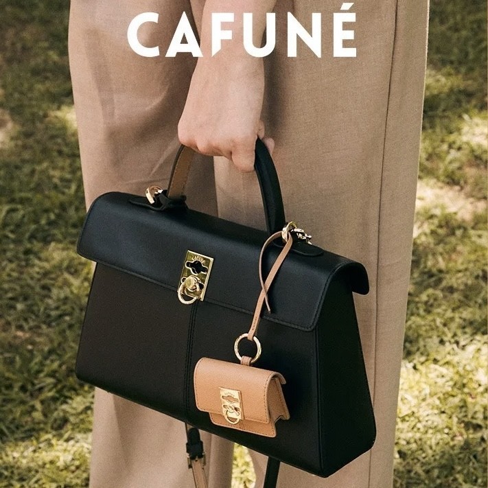 CAFUNE Stance Bag Classic Retro Handheld Briefcase Large Capacity Commuting Crossbody Bag