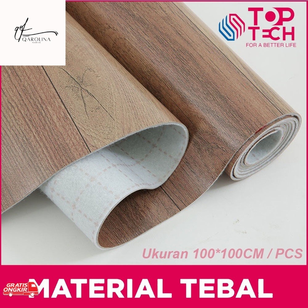 Karpet Murah / Toptech - (1 x 1 Meter) KARPET LANTAI VINYL GULUNGAN TEBAL 0.7 MM Dekorasi Lantai