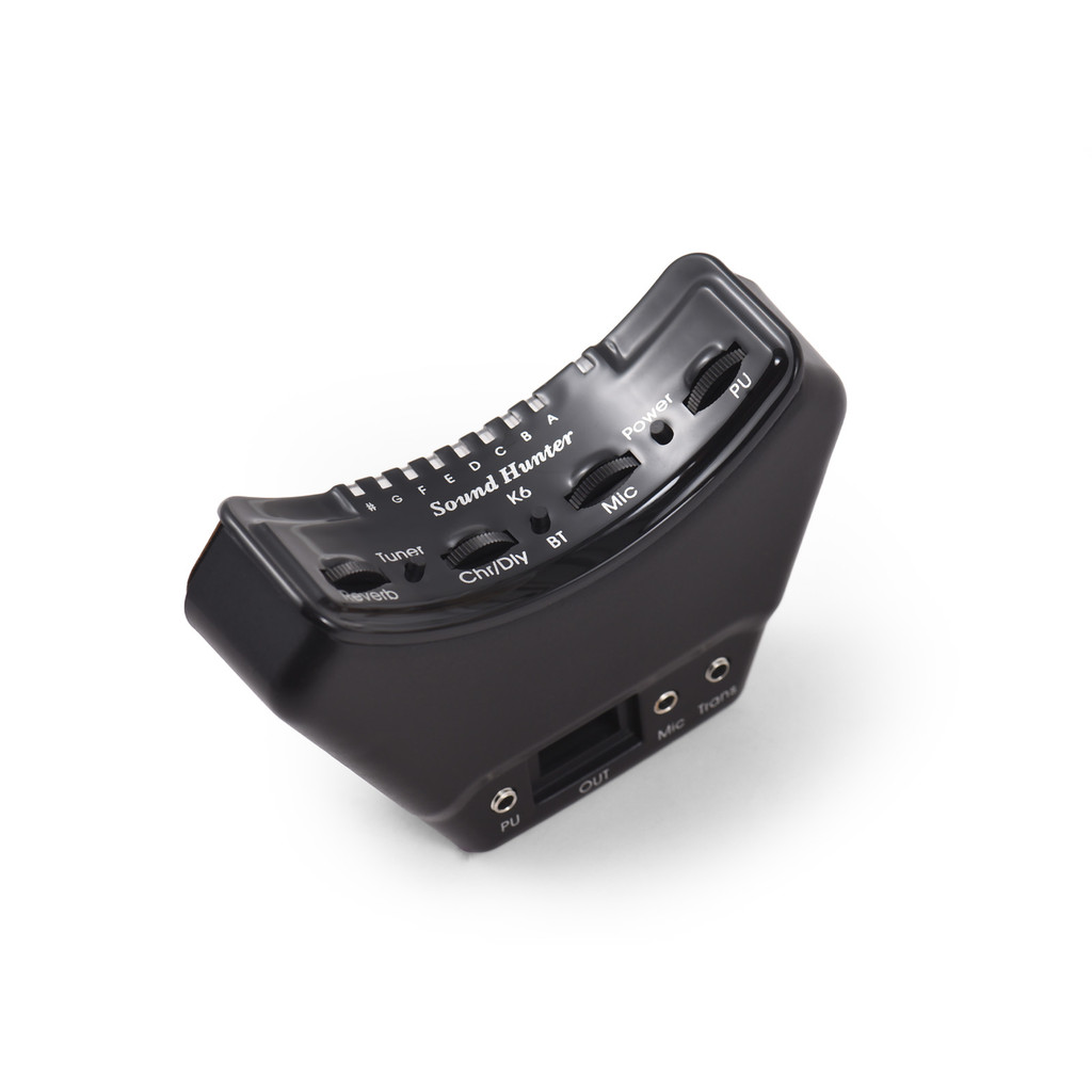 Sound Hunter Guitar Pickup Wooden Guitar Sound Hole Pickup Board Double Pickup Resonance/Anti-howl/B