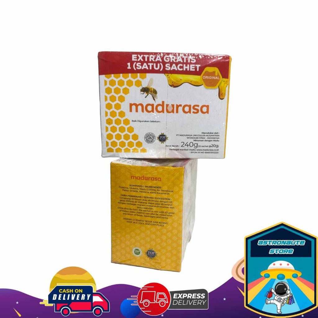 

Madurasa Original Satu Box isi 12 X 20Gr 12 Sachet Gratis 1