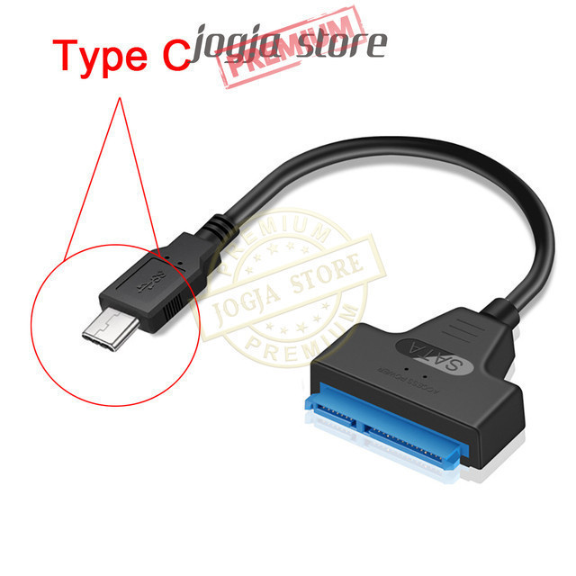 Converter SATA to USB Type-C 3.1 HDD SSD / Kabel Adaptor USB To SATA