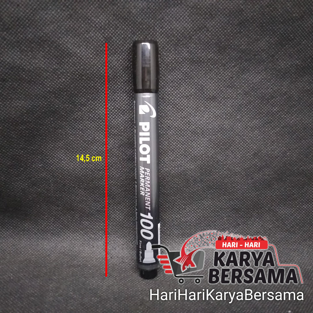 

ALAT TULIS SPIDOL PILOT PERMANENT MARKER SCA-100 WARNA BLACK 1PCS