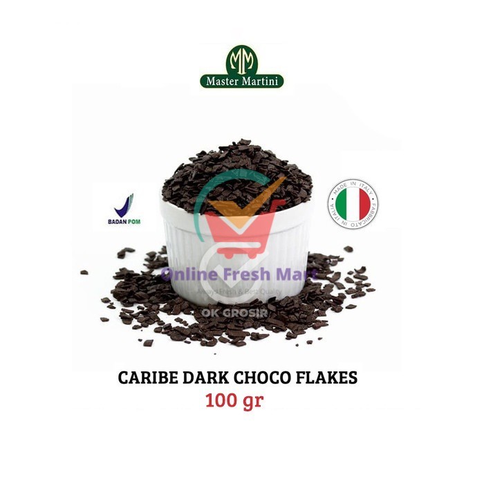 

Master Martini Caribe Dark Choco Flakes / Coklat Keping (100 gr) - Online Fresh Mart Denpasar