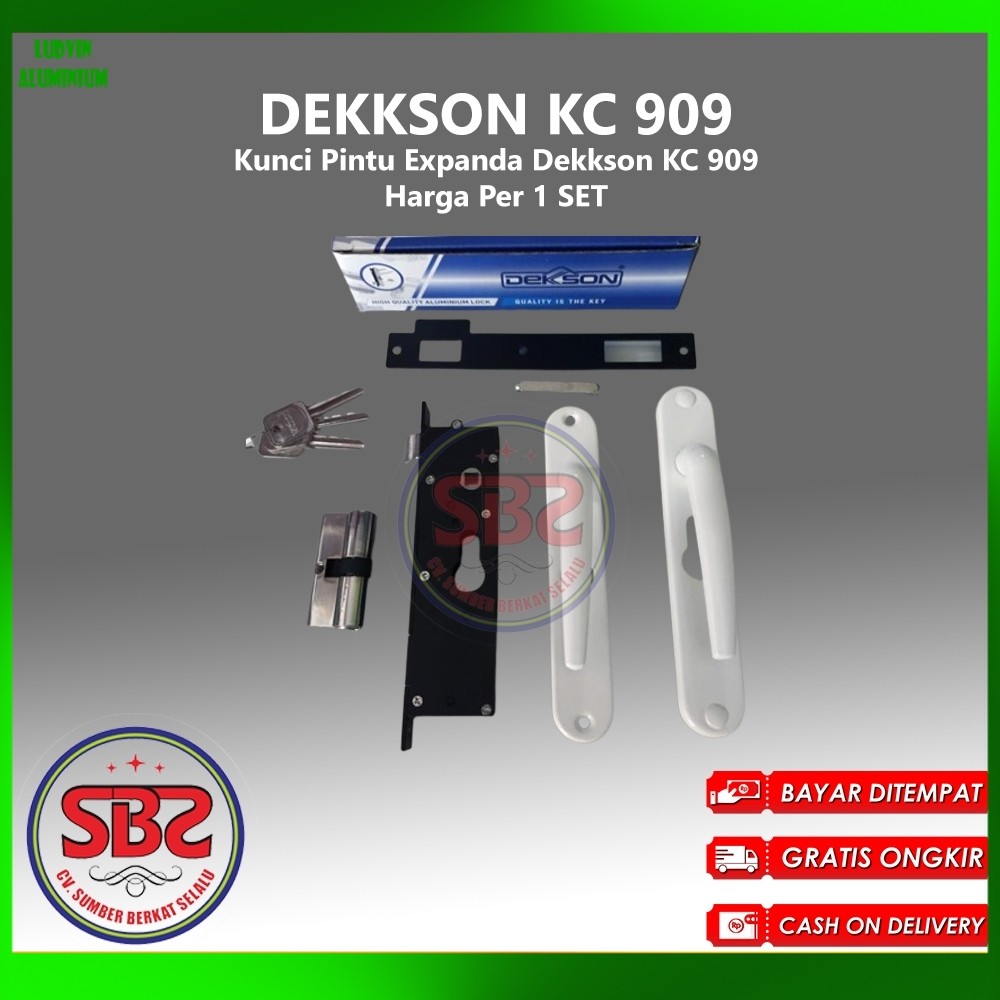 DEKSON DEKKSON KC909 Kunci Pintu Expanda Dekkson KC 909 White