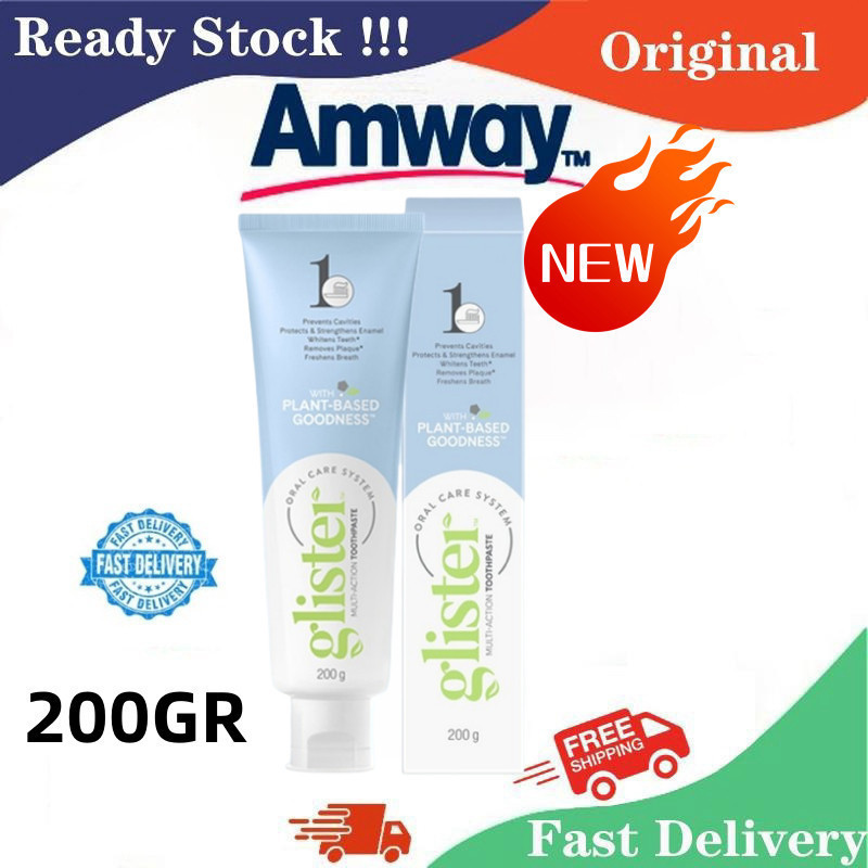 ⭐NEW⭐Glister Amway Toothpaste 200gr / Odol Amway Glister / Amway Glister Toothpaste / Multi Action F