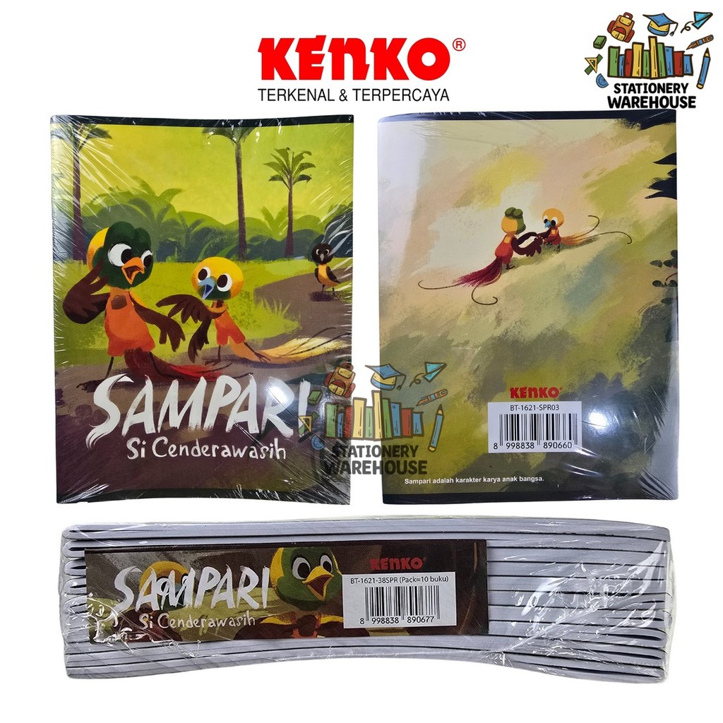 

BUKU TULIS BOXY 34 Lembar BT-1621-38SPR SAMPARI Si Cenderawasih Catatan Bergaris Ruled Notebook