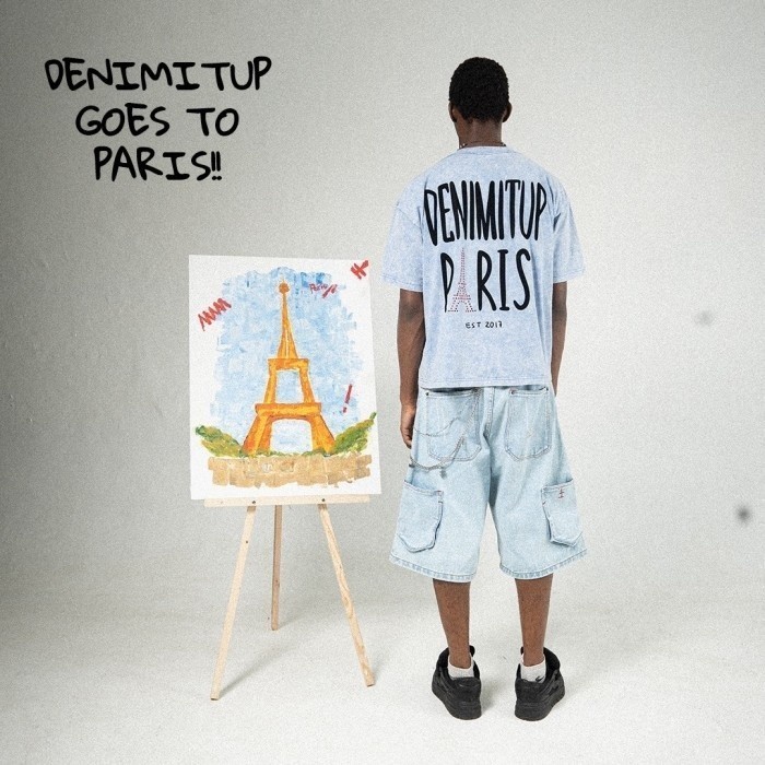 RB A1 Carpenter Jorts - Ice blue - Celana Pendek Pria