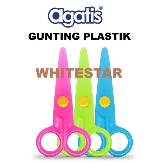 

gunting plastik anak / kids scissors agatis