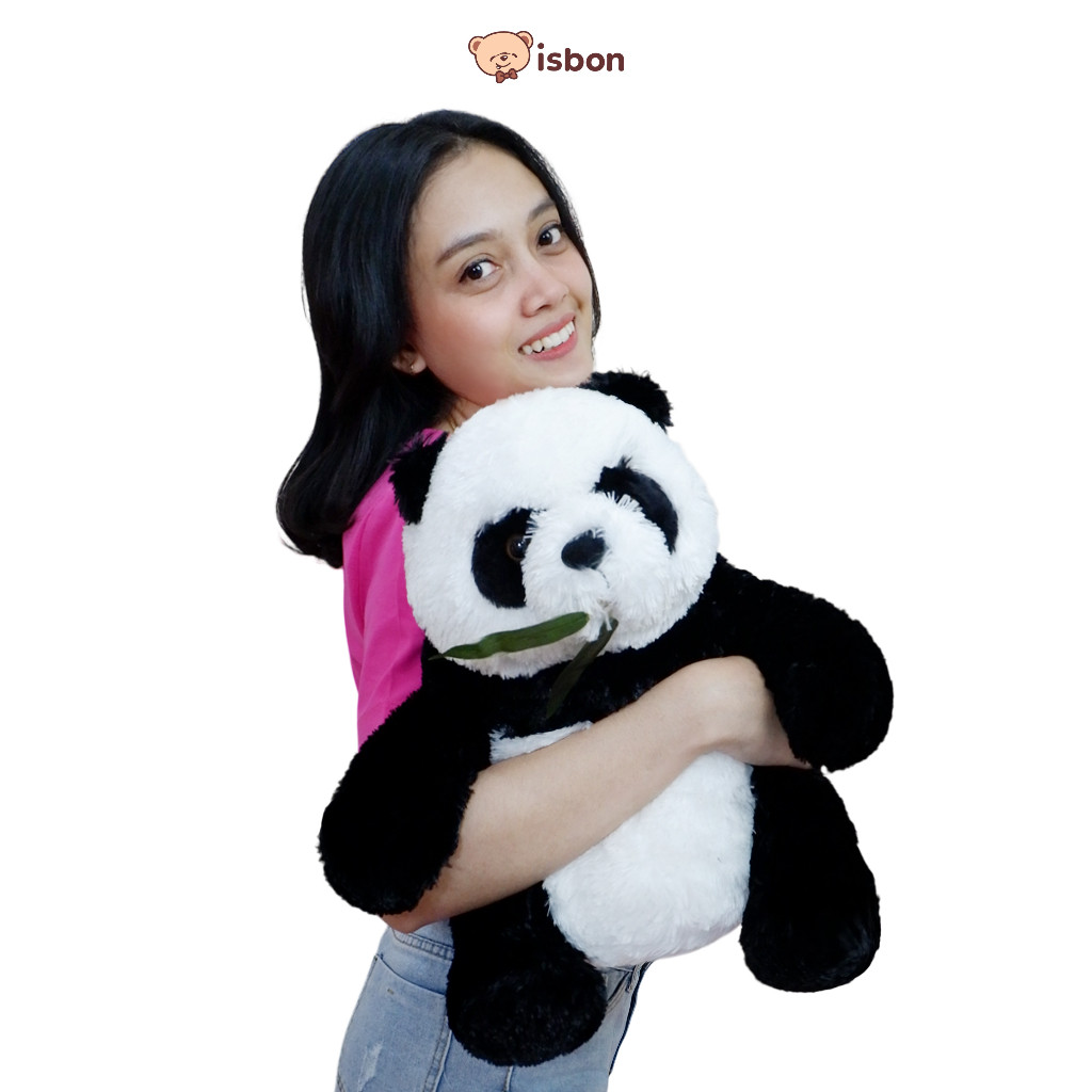 Boneka Panda ISTANA BONEKA Panda Bamboo besar lucu bear panda besar empuk fluffy kiki miu bambu plus