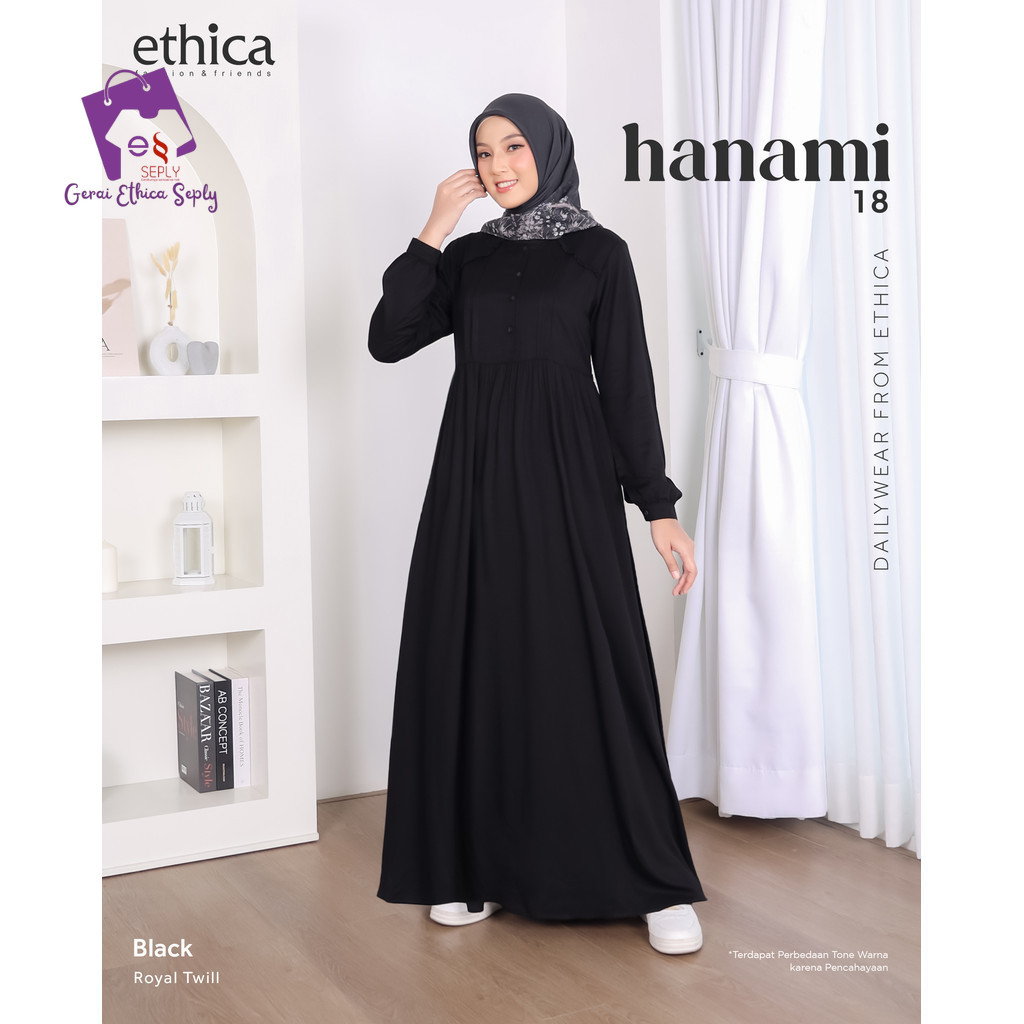 Gerai Ethica Seply - Hanami 18 Gamis Wanita Baju Muslim Dewasa by Ethica