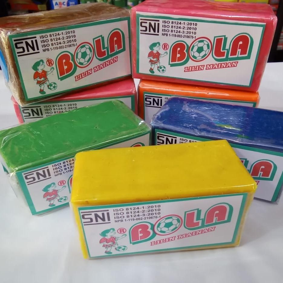 LILIN BOLA BESAR / LILIN PLASTISIN MAINAN ANAK (PER PCS)