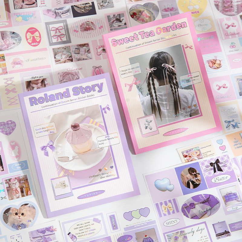 

Continuation of Dream Series Sticker Book Stickers Dekorasi Binder Scrapbook Jurnal Stiker DIY Stiker Vintage