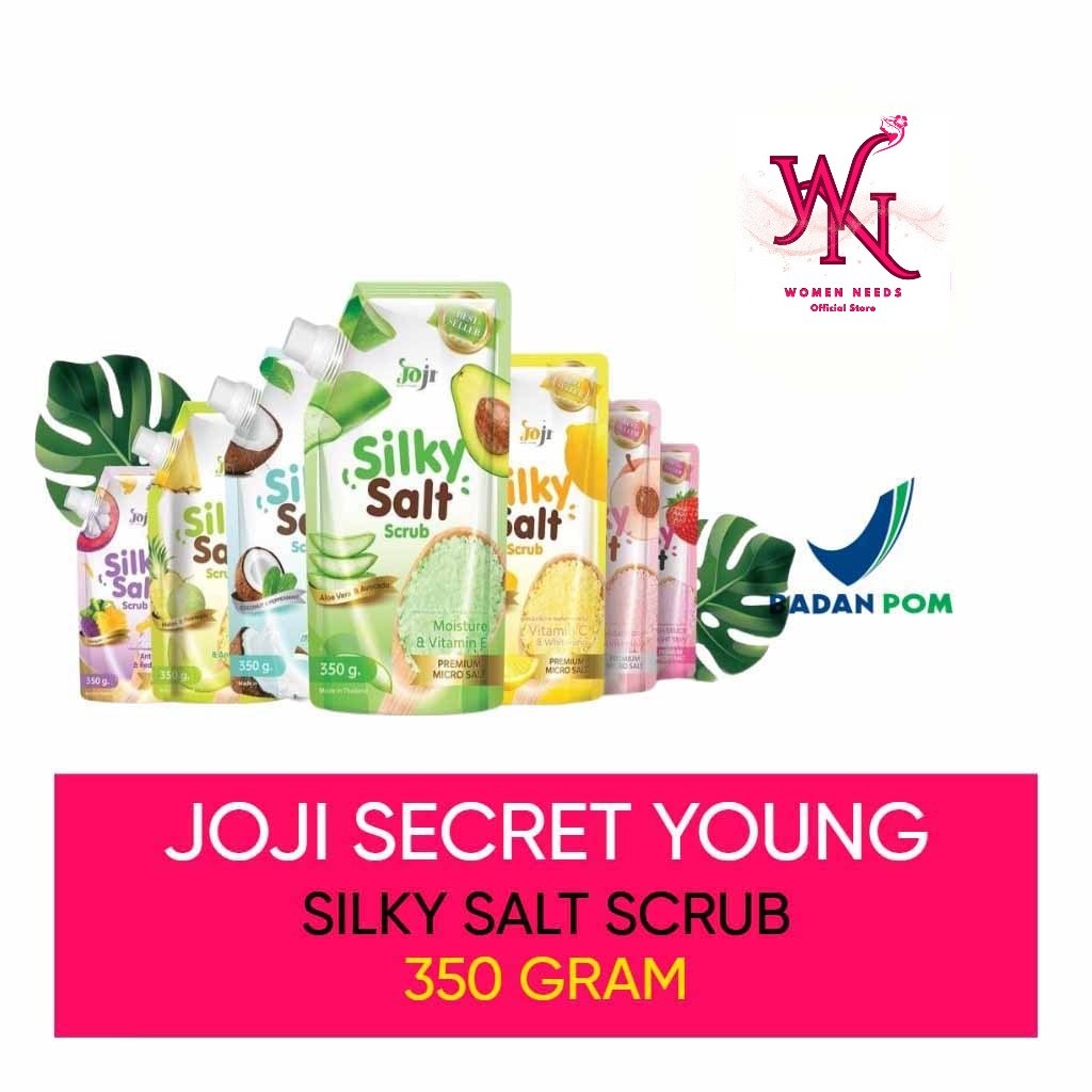 JOJI Secret Young Silky Salt Scrub Whitening 350g / Salt Scrub / Scrub Garam / Peel Scrub / Peel Tub