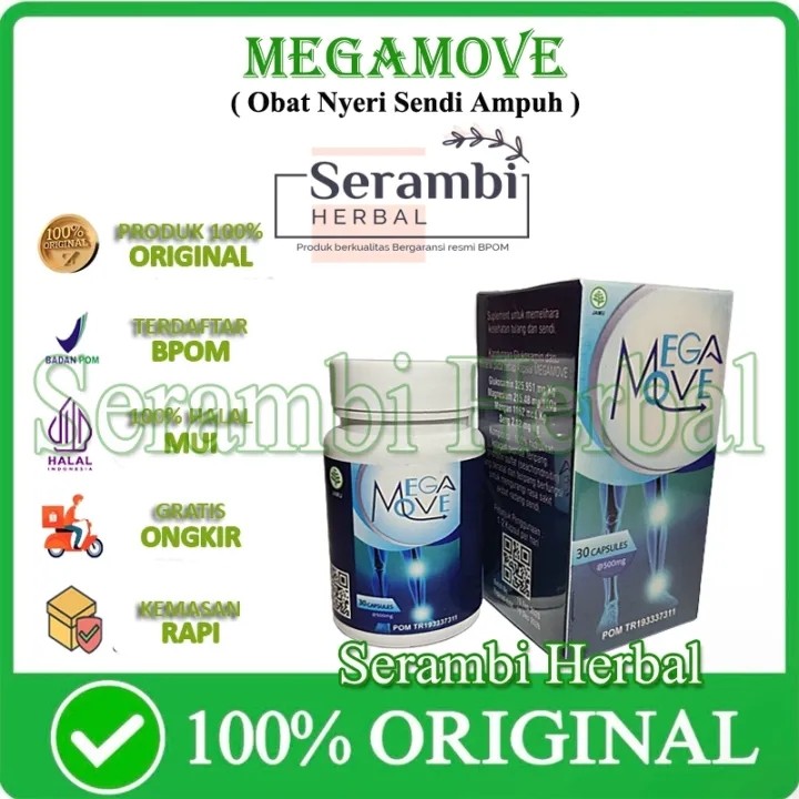 

Megamove Asli 100% Original Obat Pereda Nyeri Sendi Asam Urat Dan Reumatik Herbal BPOM mengatasi Rheumatik nyeri sendi dan asam urat joklen9000