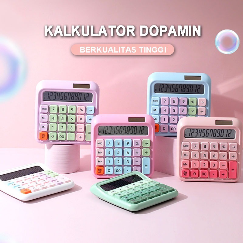 

SOLAR KALKULATOR FULLCOLOR LUCU DOPAMIN MORANDI / KALKULATOR MULTIFUNGSI BERKUALITAS