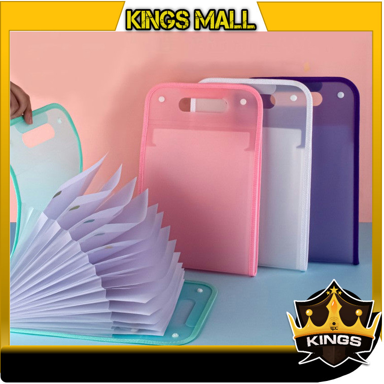 

Kings - S6484 Tas File Transparan dengan Handle / Map Dokumen 13 Sekat A4