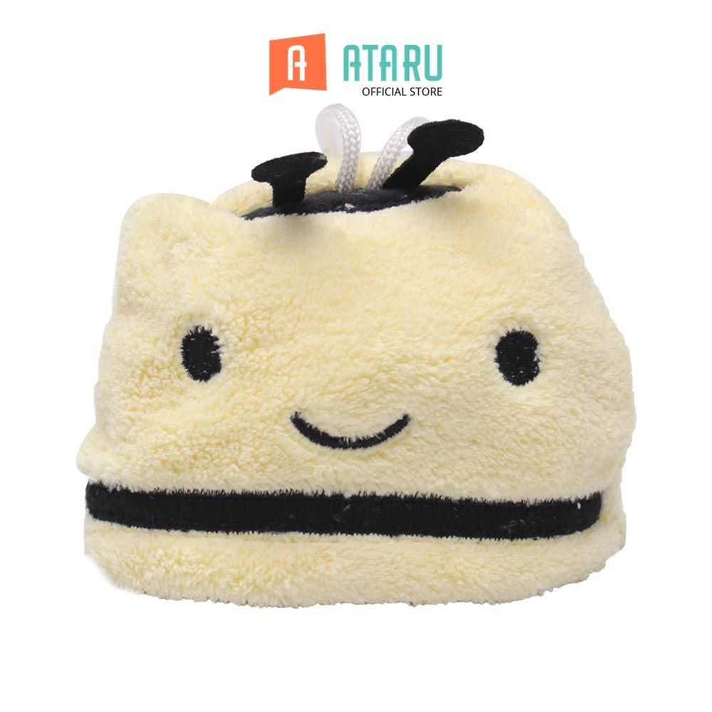 Ataru Handuk Tangan Bee - Kuning Hand Towel Kain Serbet Wastafel Lucu Cleaning Cloth Perlengkapan Ru