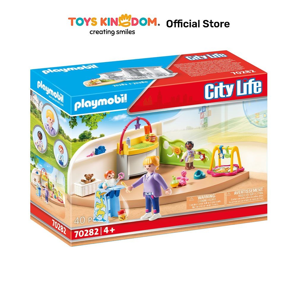 Toys Kingdom Playmobil City Life Toddler Room 70282 Toys Kids Toy Mainan Rumah-Rumahan Miniatur Ruma