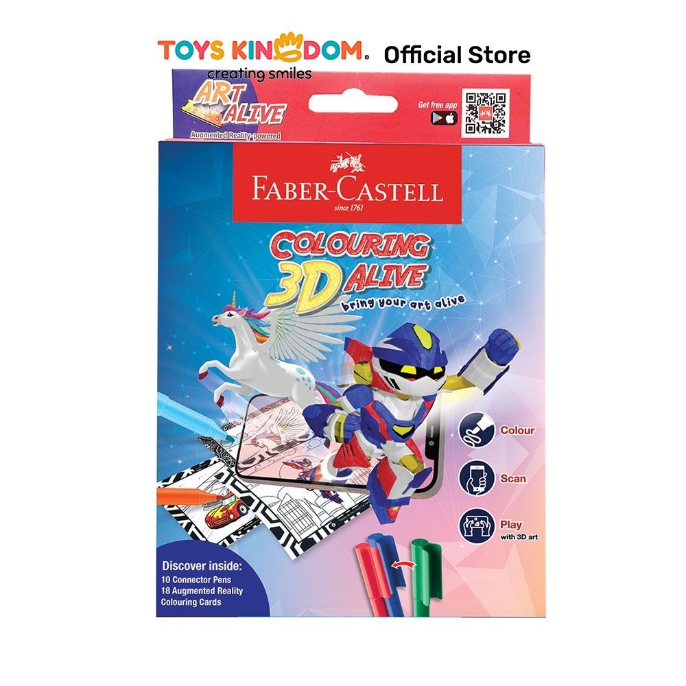 

Toys Kingdom Faber Castell Set Colouring 3D Alive 155016E Toy Kids Toy Girls Toys Coloring Peralatan Mewarnai