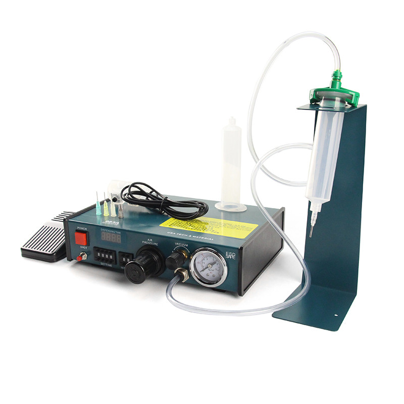 ZB983A 220V Semi-Automatic Glue Dispenser Liquid Controller Drip Glue Machine High Precision Industr