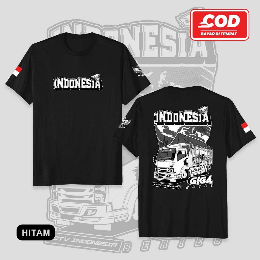 KAOS TRUK  | Baju KAOS Truck CCTV GIGA | Driver Muda Indonesia Canter Mania | KAOS DISTRO TRUK TERBA