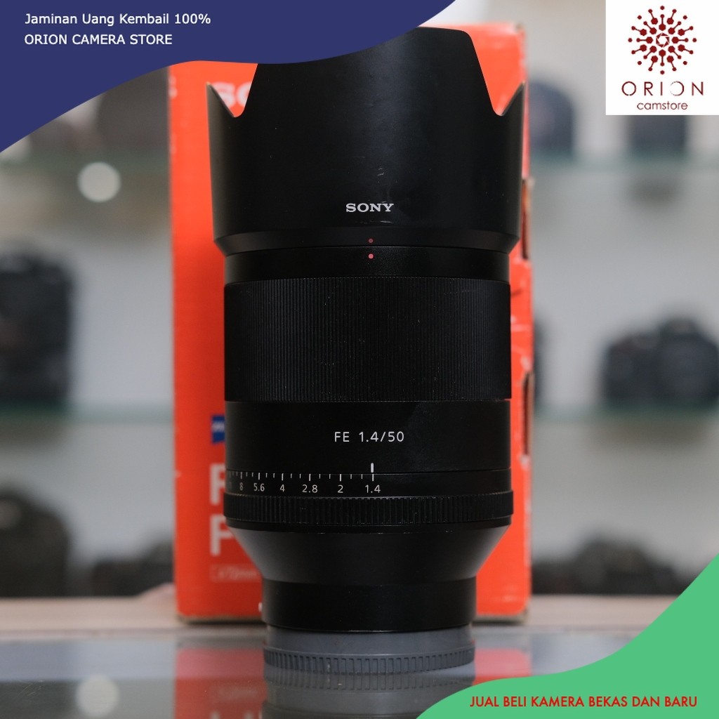 Lensa kamera sony FE 50mm F1.4 ZA zeiss planar