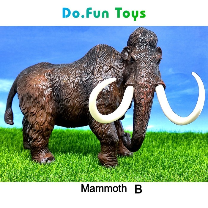 ✨Q.LnS✨ - BEST SELLER Mammoth Animal Figure/ Miniatur Mainan Gajah Mammoth - Mammoth B