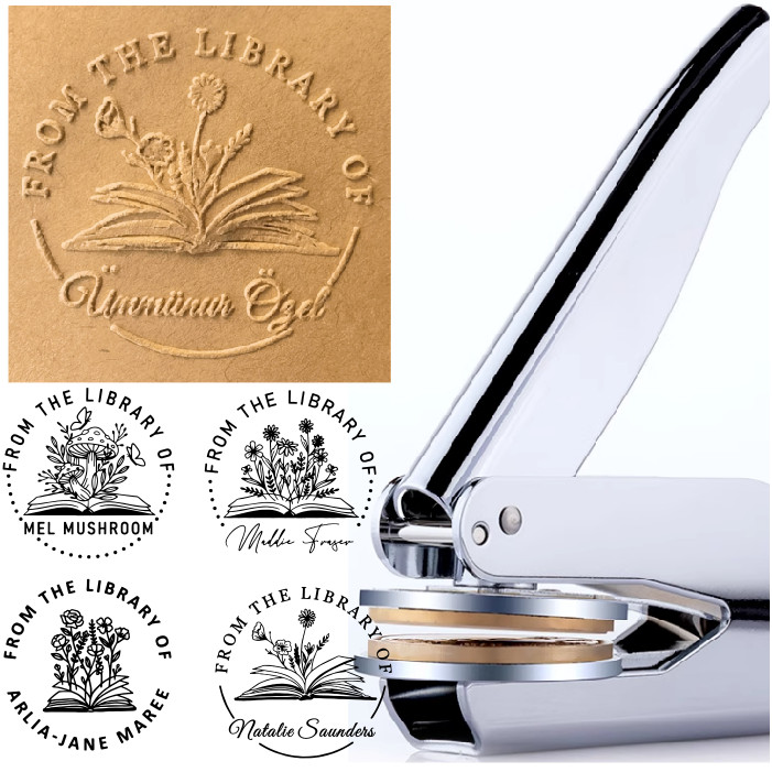 

Exlibris Stamp for book, Personalized Stamp, Custom Exlibris Stamp, Ex Libris Stamp, Book Gift,Bookworm gift, Bookplate Stamp