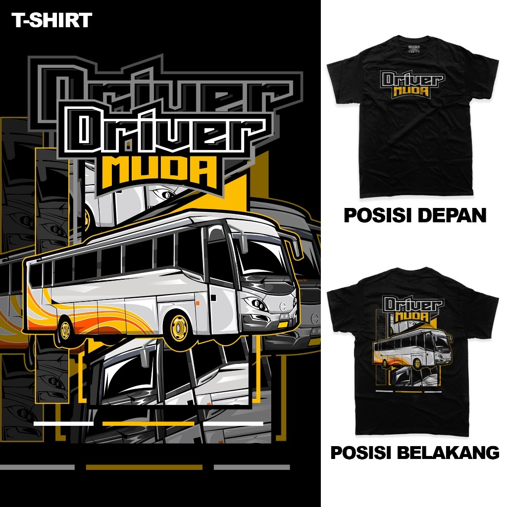 KAOS DRIVER MUDA 2024 - KAOS PILOT DARAT INDONESIA - KAOS DRIVER MUDA - KAOS DRIVER MUDA SEJUTA CERI