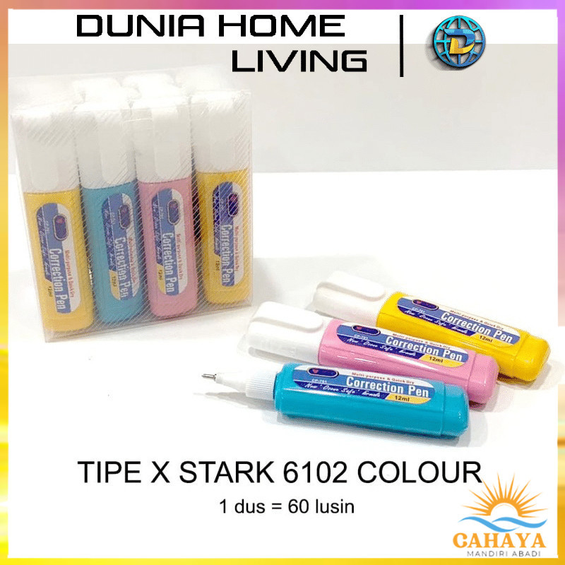 

CAHAYA MANDIRI ABADI6 Correction pen / tipe ex/ tip ex gajah mada tip x