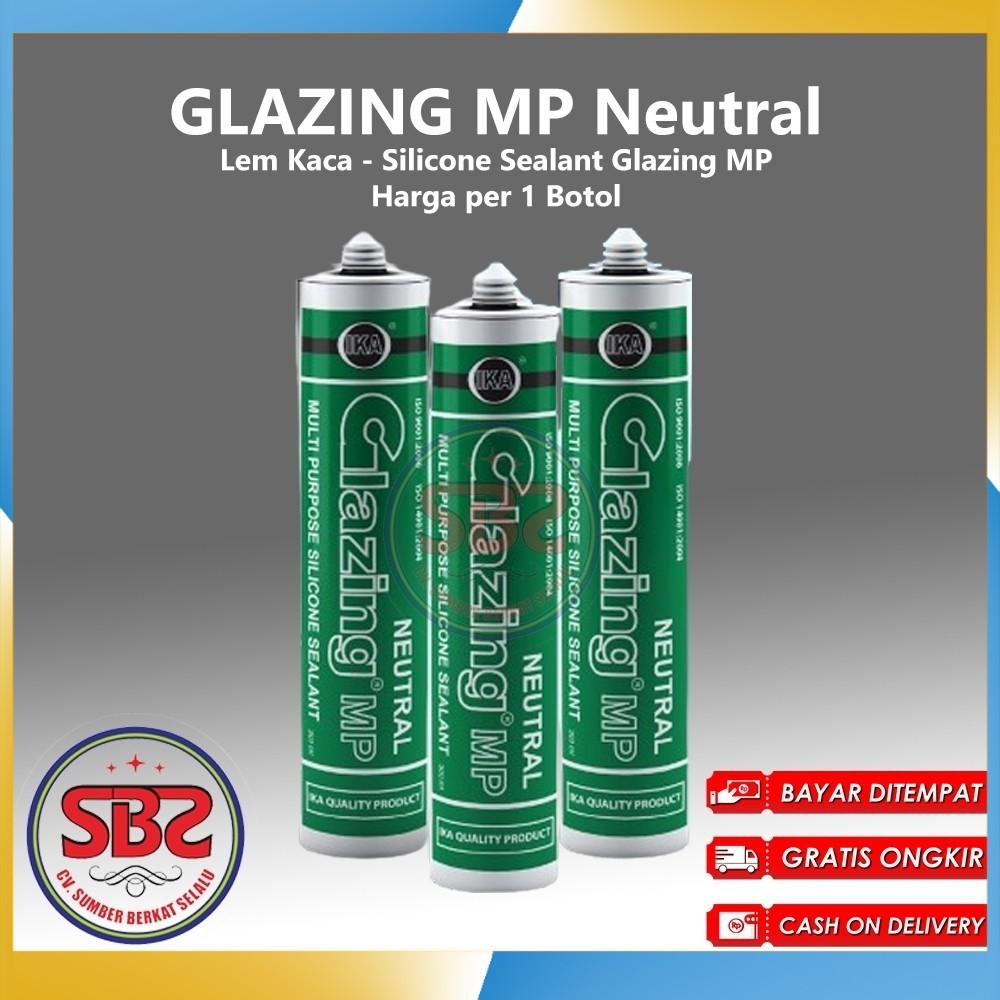 GLAZING MP NEUTRAL - Silicone Sealant GLAZING MP Netral/Lem Kaca Glazing MP