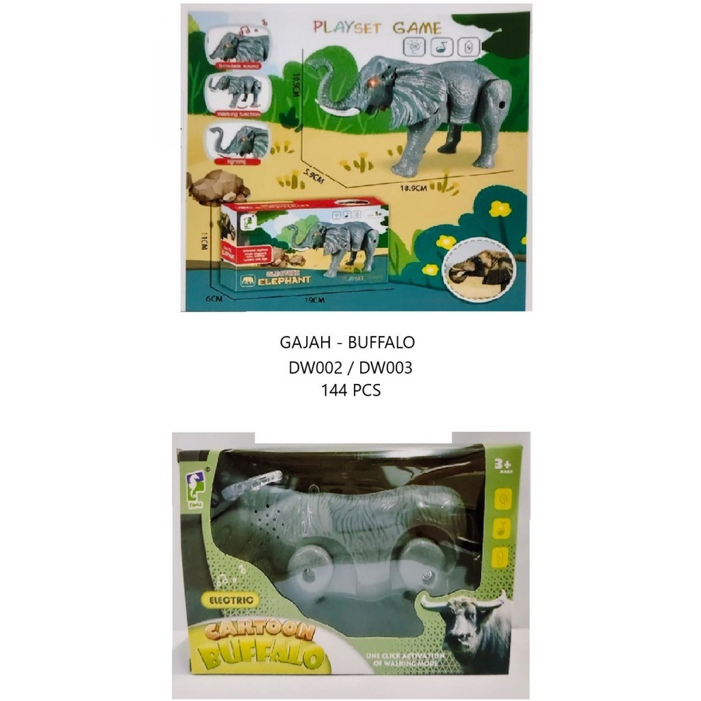 DW-002/DW-003 - BO gajah/buffalo