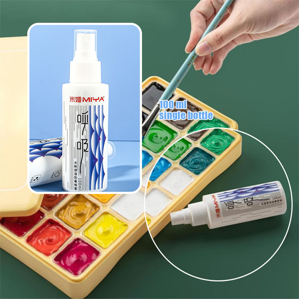 

Miya Gouache Spray 100ml Anti Crack Moisturizing Untuk Cat Gouache Mould Proof