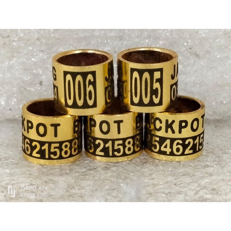 RING MERPATI LASER  BAHAN KUNINGAN ASLI ORIGINAL BISA CETAK NAMA
