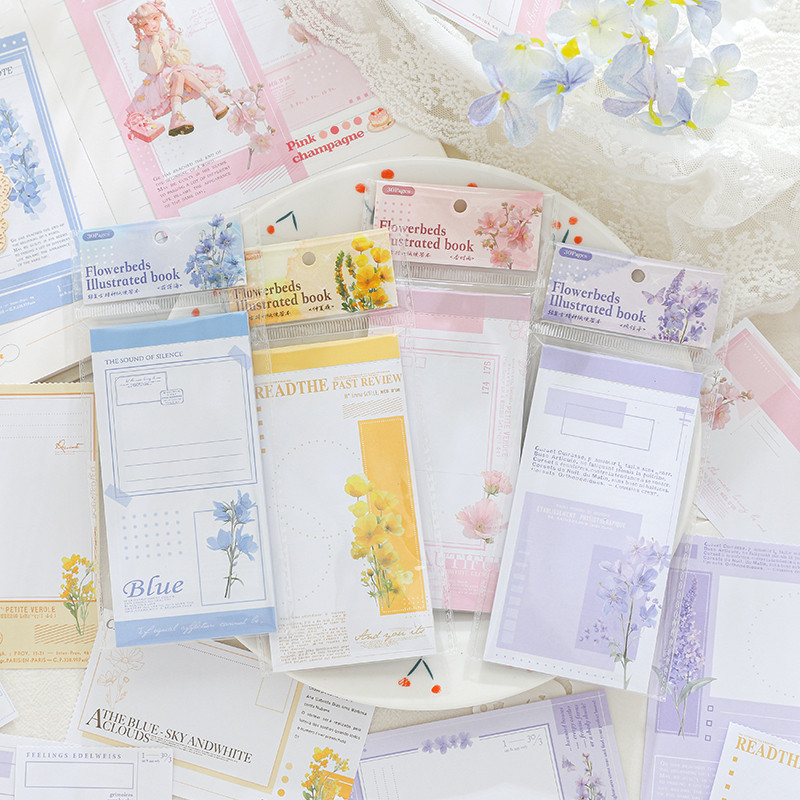 

8PCS/LOT Flower Garden Catalog series series cute lovely retro decorative paper memo pad