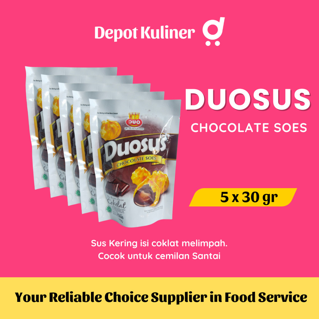 

5 Pcs Duosus Chocolate 30 Gr Duo Sus Coklat