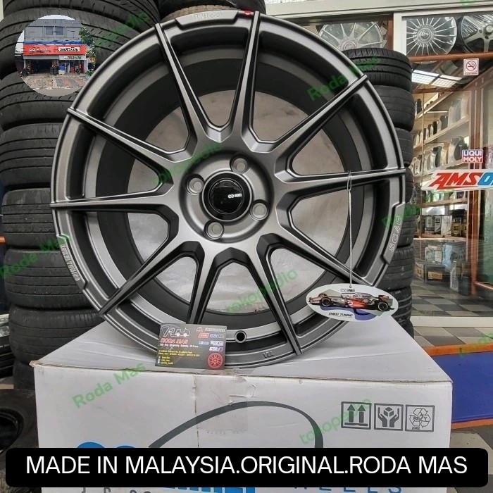 Velg Enkei Tuning SC46 Original R17inch (Jazz,Yaris,Raize,Fiesta,Swift