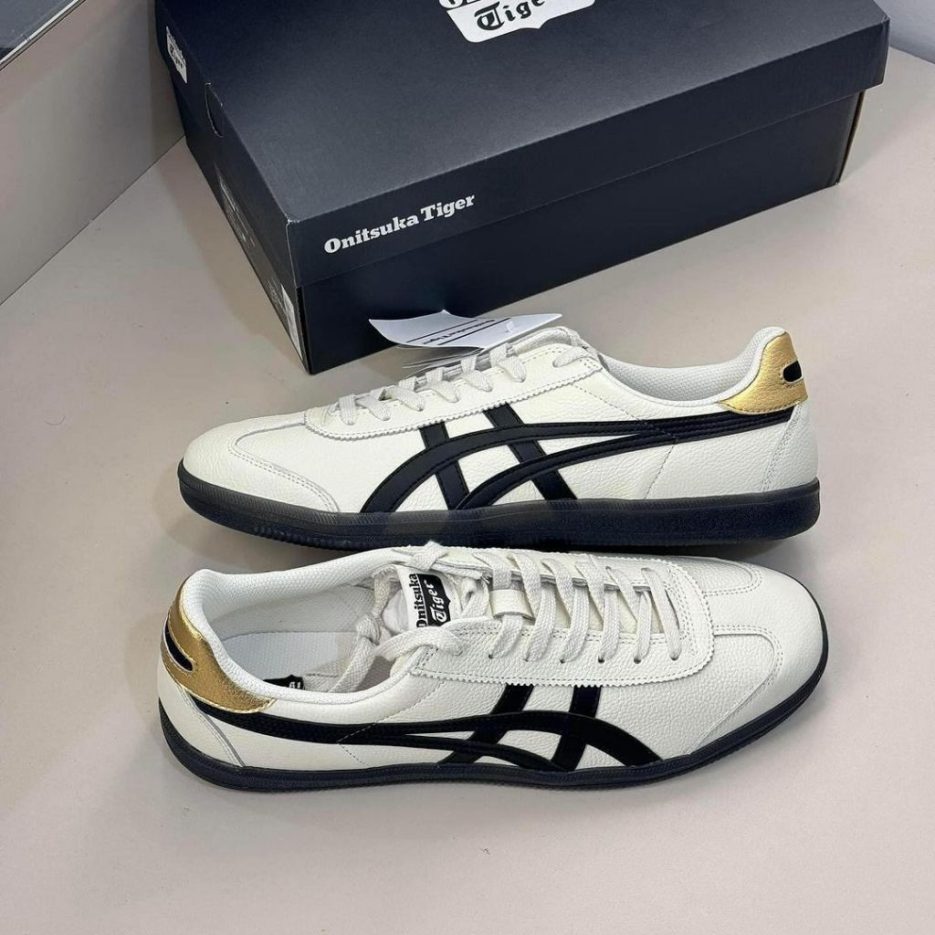 PROMO SEPATU ONITSUKA TIGER TOKUTEN CREAM BLACK GOLD ONITSUKA TIGER ORIGINAL ONITSUKA TOKUTEN PRIA W