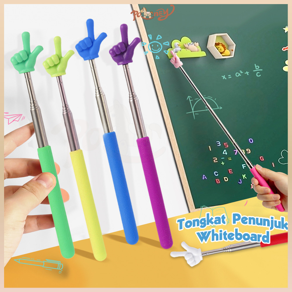 

Poney Tongkat Penunjuk Whiteboard 68cm Tongkat Tunjuk Papan Tulis Praktis 68cm Extendable Pointer Teleskopik